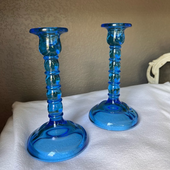 vintage candle holders - Picture 2 of 8